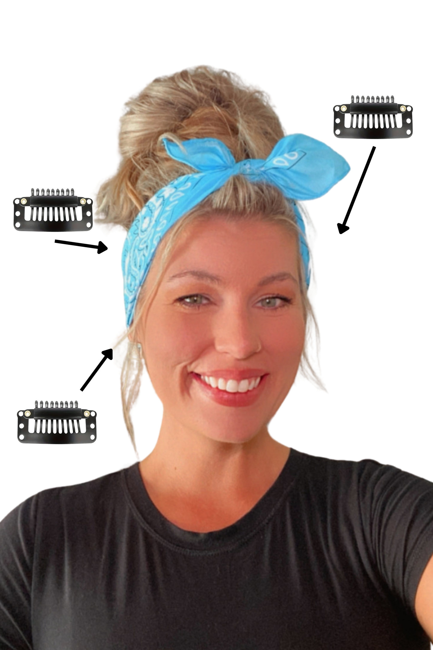 **NEW** Classic Bandana Style Clip-In Headband