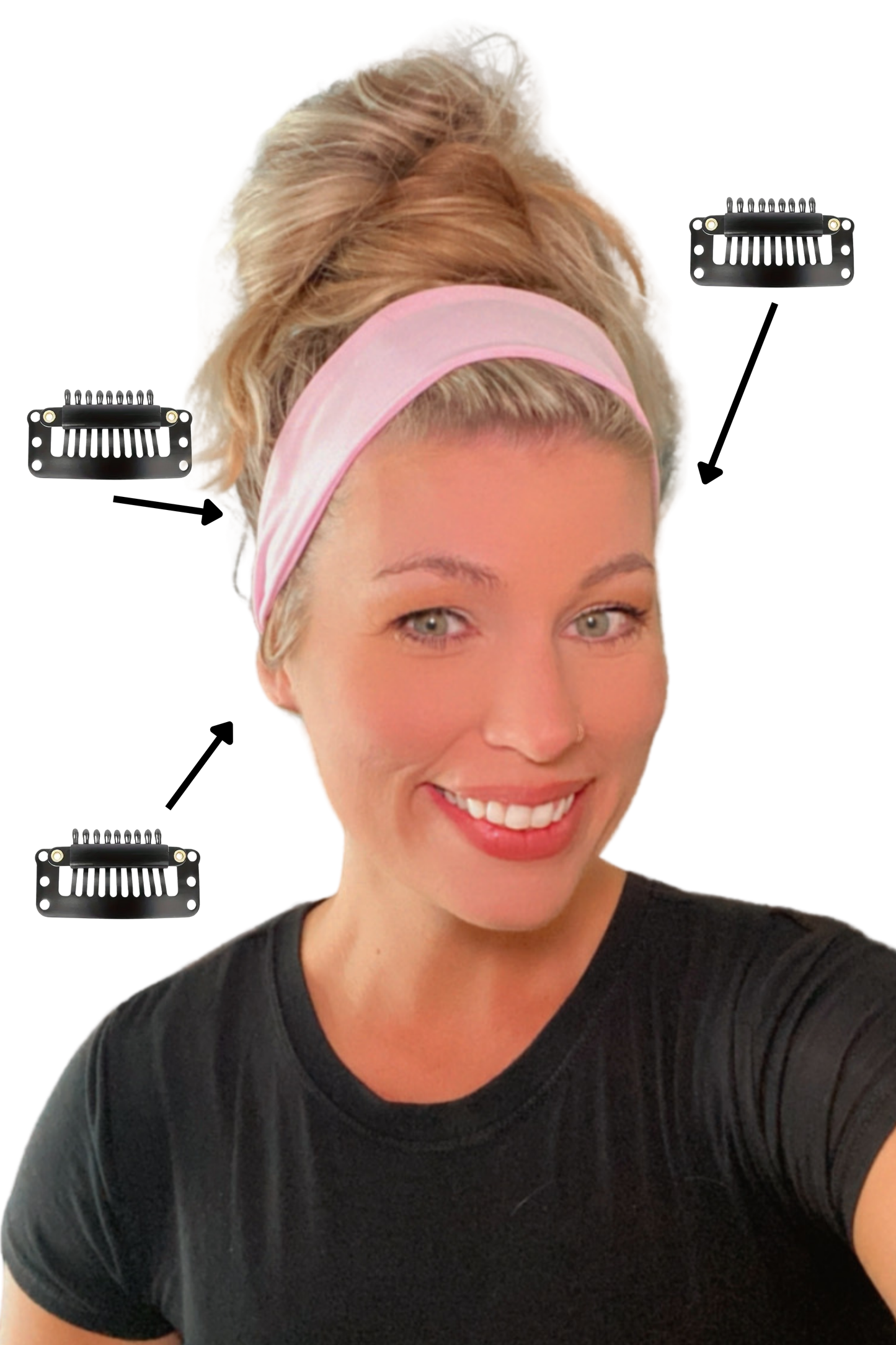 **NEW** 2-Inch Stretch Clip-In Sporty Headband