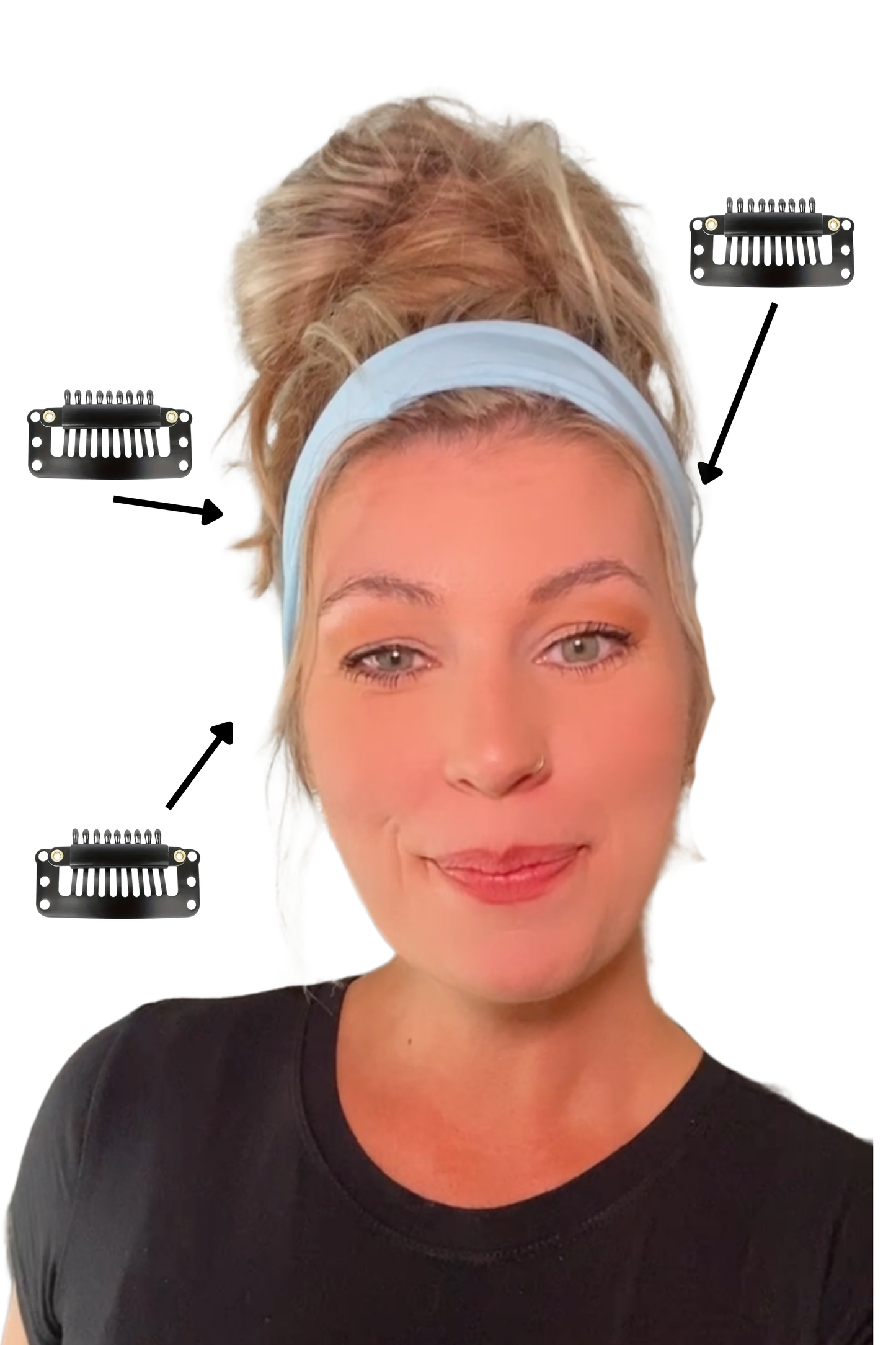 **NEW** 2-Inch Stretch Clip-In Sporty Headband