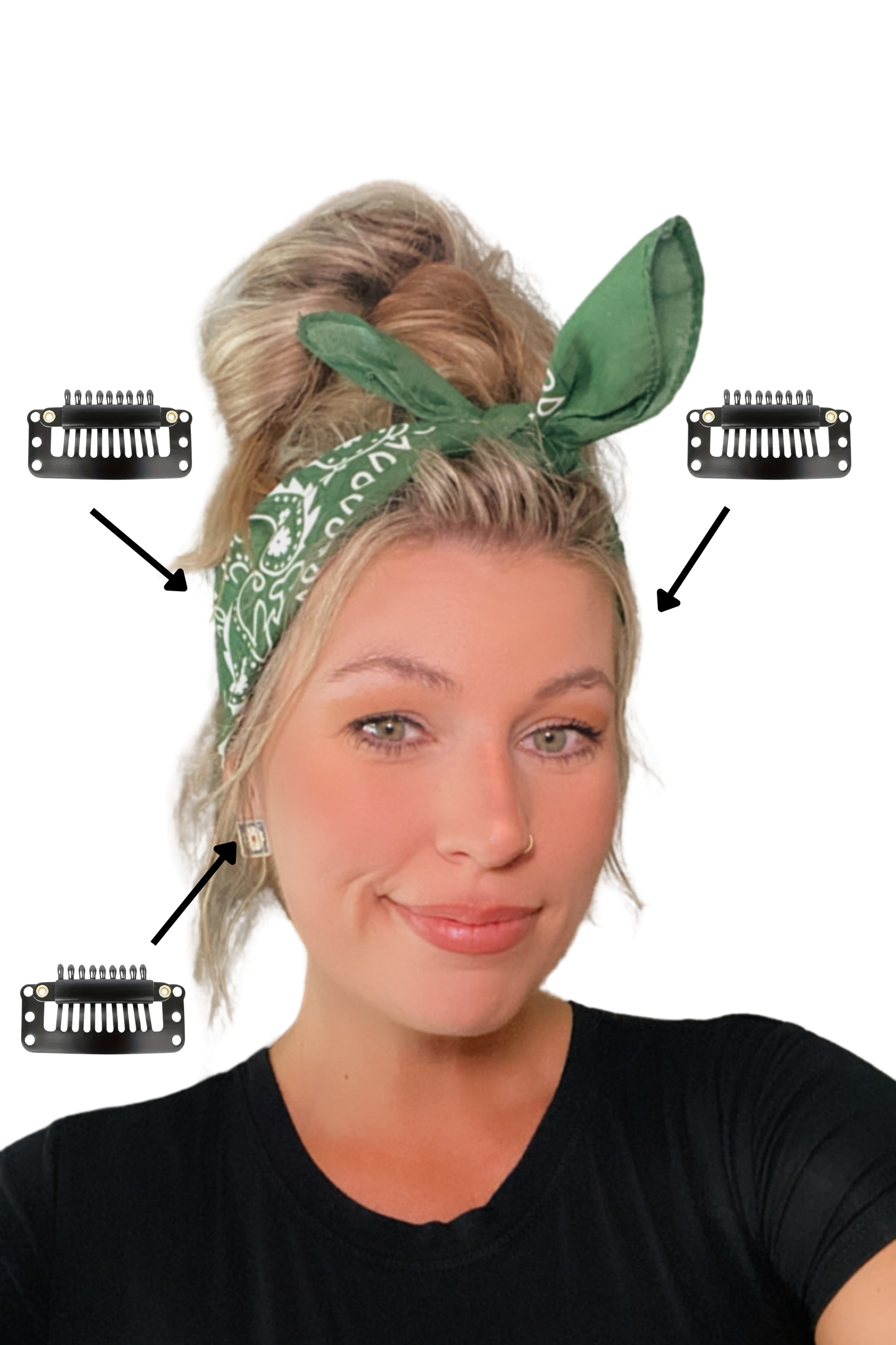 **NEW** Classic Bandana Style Clip-In Headband
