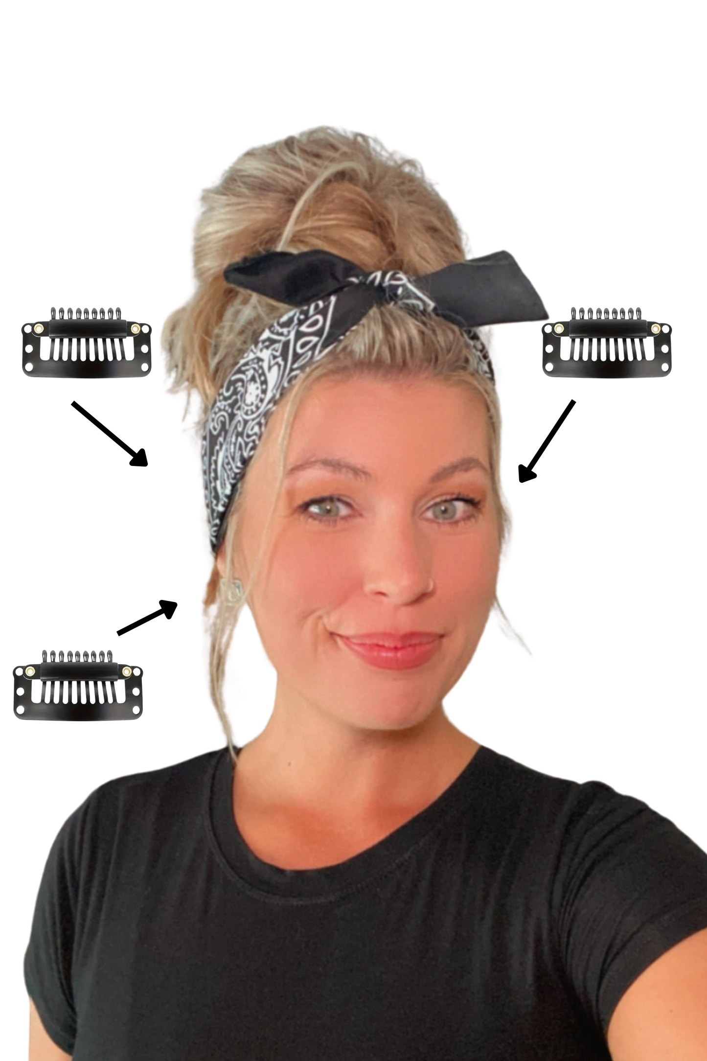 **NEW** Classic Bandana Style Clip-In Headband