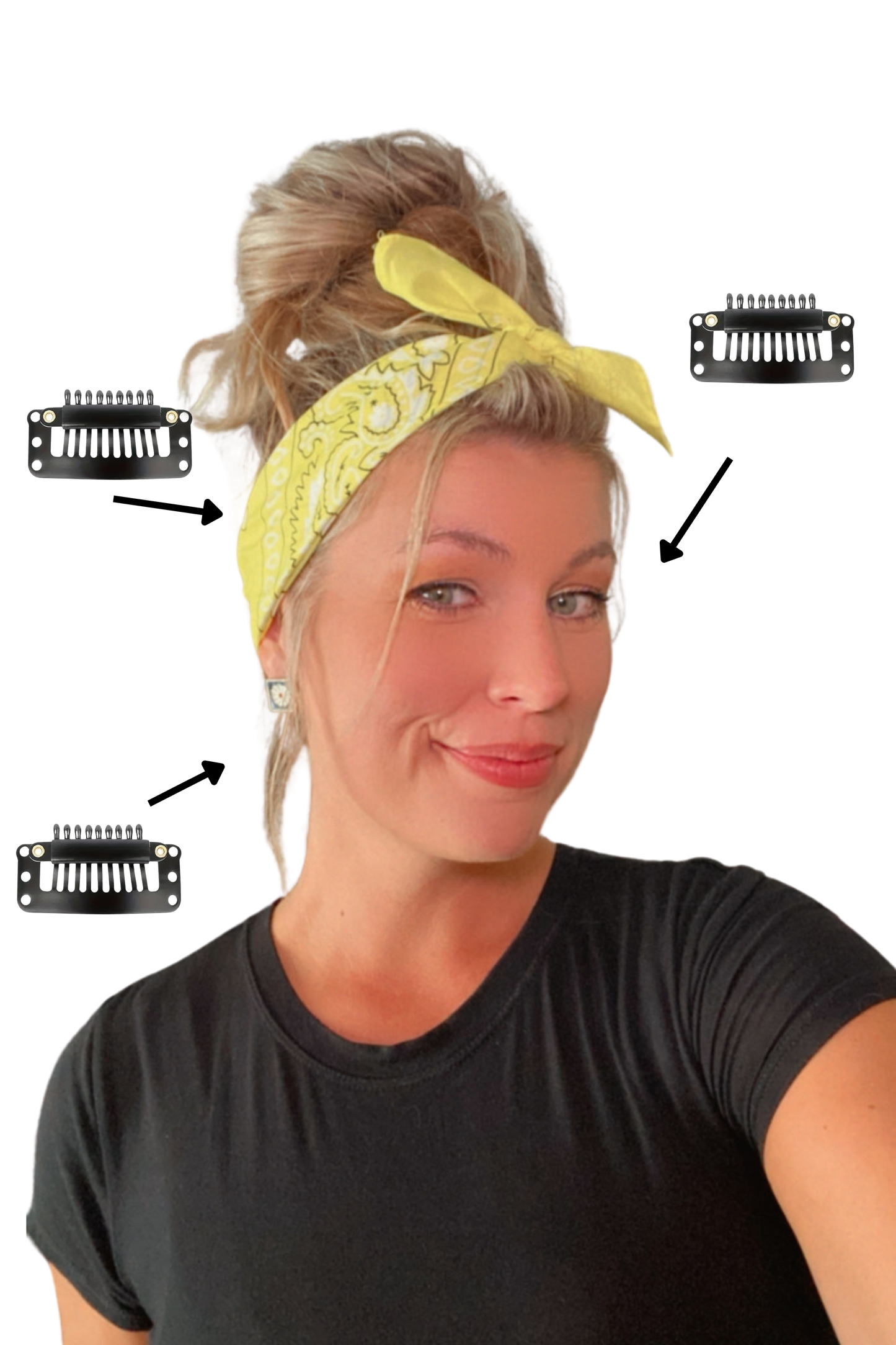 **NEW** Classic Bandana Style Clip-In Headband