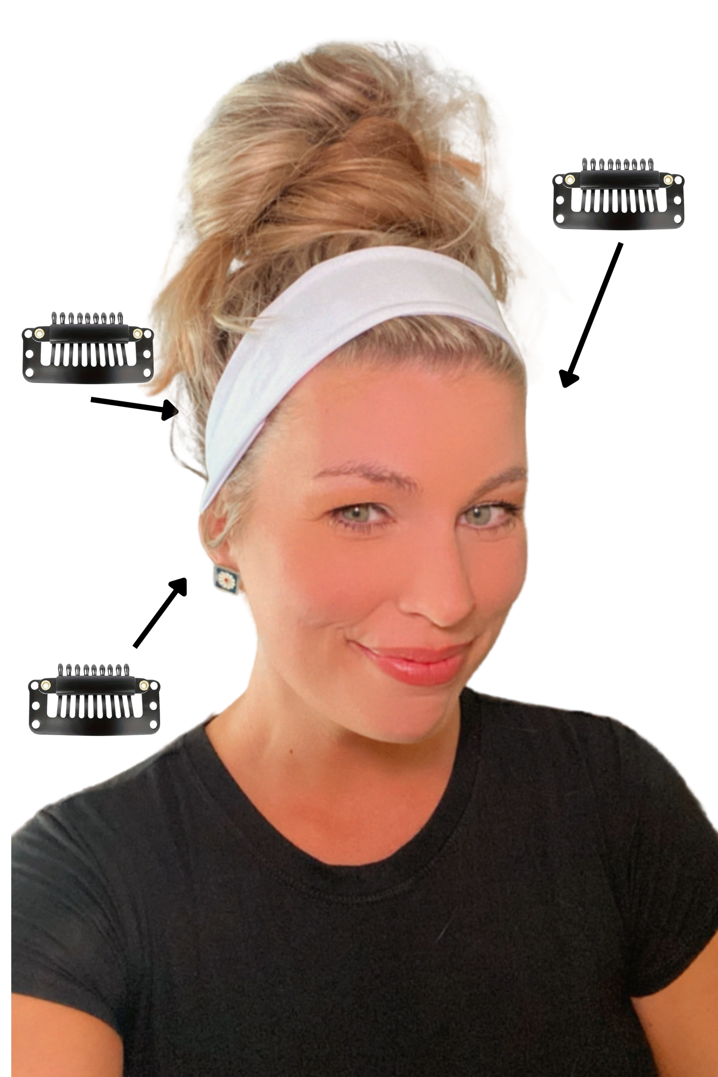 **NEW** 2-Inch Stretch Clip-In Sporty Headband