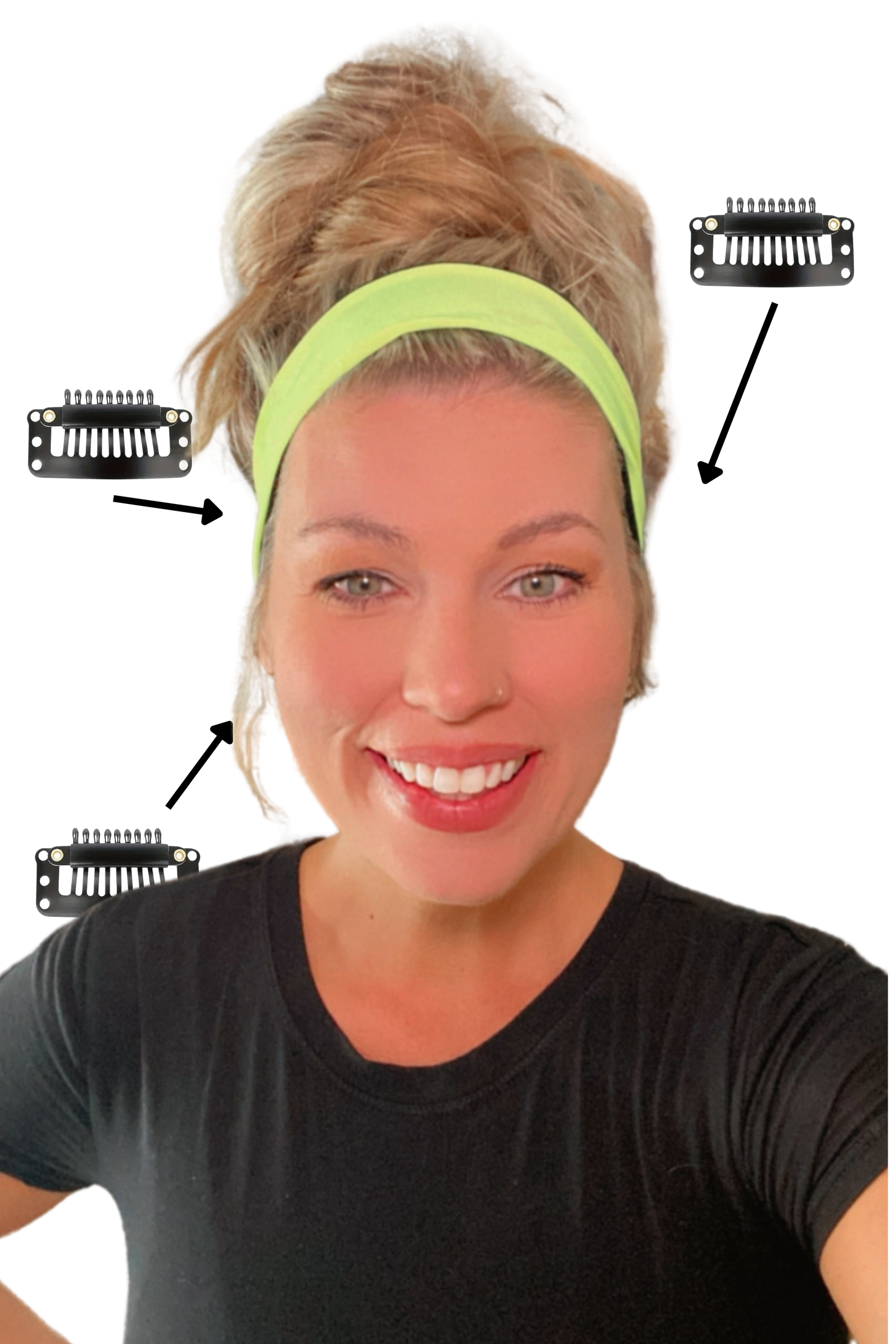 **NEW** 2-Inch Stretch Clip-In Sporty Headband