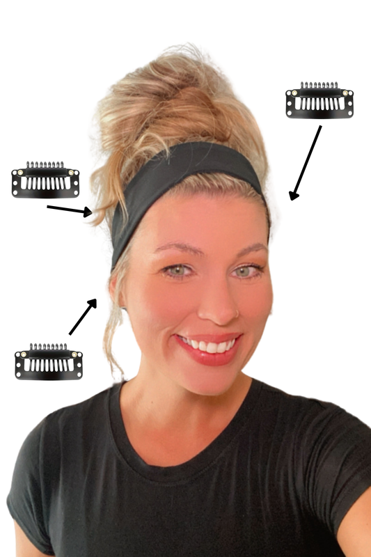 **NEW** 2-Inch Stretch Clip-In Sporty Headband