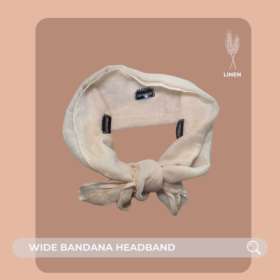 Wide Bandana Style Headband