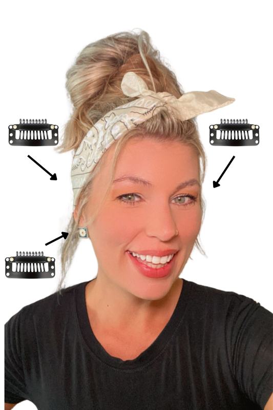 **NEW** Classic Bandana Style Clip-In Headband
