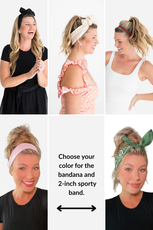 One of each! Complete collection of all five STH designs. 5 headbands total.